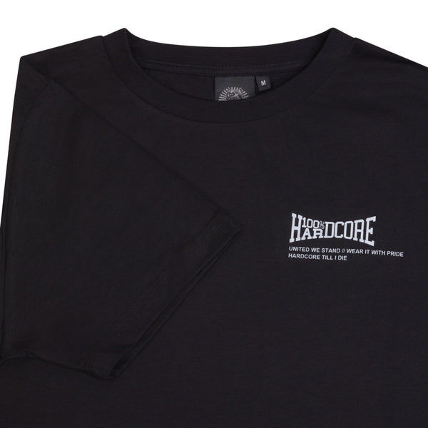 ❌ SALE ❌ 100% HARDCORE T-Shirt "Reflective" | Black