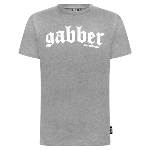 ❌ SALE ❌ 100% HARDCORE T-Shirt "Gabber" | Grey