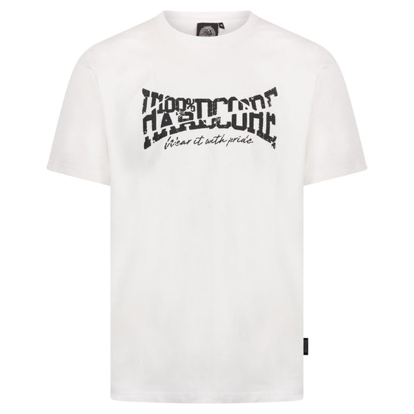 ❌ SALE ❌ 100% HARDCORE T-Shirt „Essential Broken“ | White