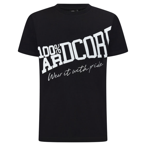 ❌ SALE ❌ 100% HARDCORE T-Shirt "Tilted Essential" | Black