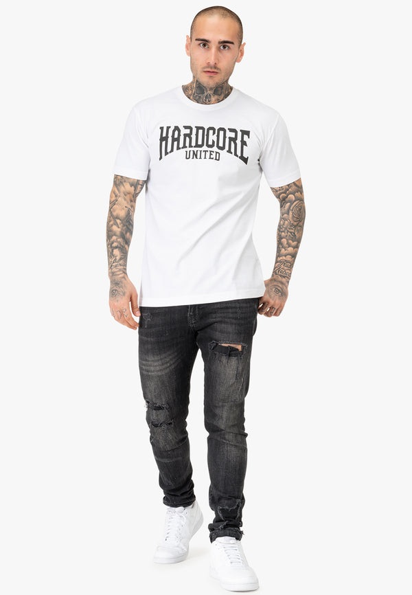 HARDCORE UNITED T-Shirt "Classic United" | White