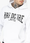 HARDCORE UNITED Hoodie "Cory" | Weiß