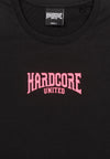 HARDCORE UNITED Ladies T-Shirt "Girly Skull" | Black