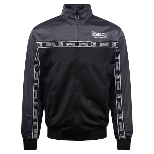 100% HARDCORE Trainingsjacke "Essential" | Black / Grey