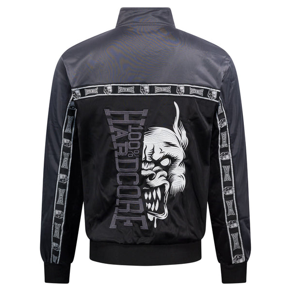 100% HARDCORE Trainingsjacke "Essential" | Black / Grey