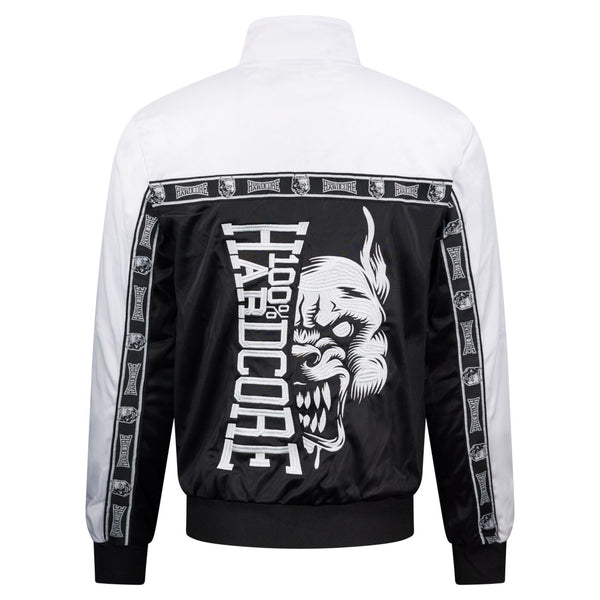 100% HARDCORE Trainingsjacke "Essential" | Black / White