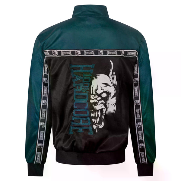❌ SALE ❌ 100% HARDCORE Trainingsjacke „Essential“ | Black / Petrol