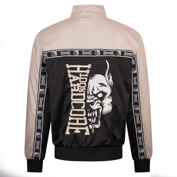 ❌ SALE ❌ 100% HARDCORE Trainingsjacke „Essential“ | Black / Beige