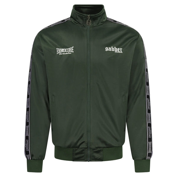 100% HARDCORE Trainingsjacke „Gabber“ | Army Green