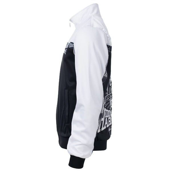 100% HARDCORE Trainingsjacke "Classic" | Black / White