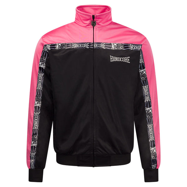 100% HARDCORE Trainingsjacke "Classic" | Black / Pink
