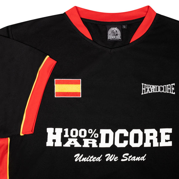 ❌ SALE ❌ 100% HARDCORE Football Shirt "España" | Black