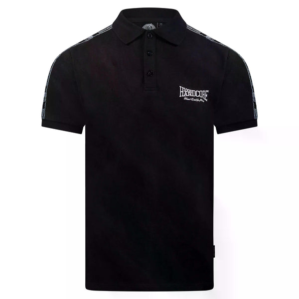 100% HARDCORE Poloshirt „Essential“ | Black