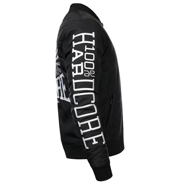 ❌ SALE ❌ 100% HARDCORE Bomberjacke "Classic" | Black