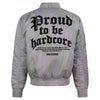 100% HARDCORE Bomberjacke "Proud" | Grey