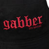 100% HARDCORE Buckethat "GABBER" | Black/Pink | Wendbarer Anglerhut