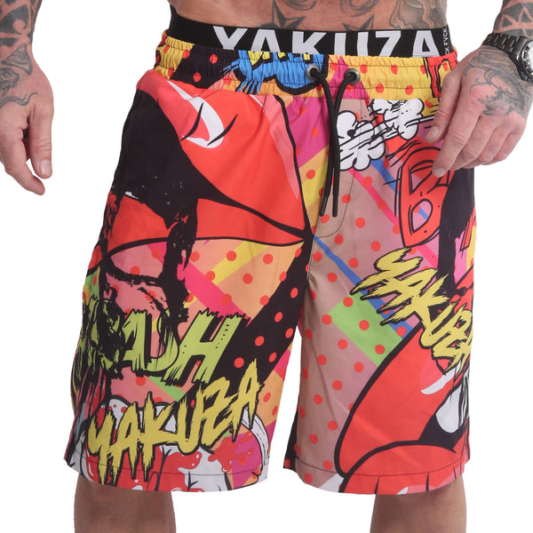 ❌ SALE ❌ YAKUZA Herren Badeshorts "Revival" | Mehrfarbig