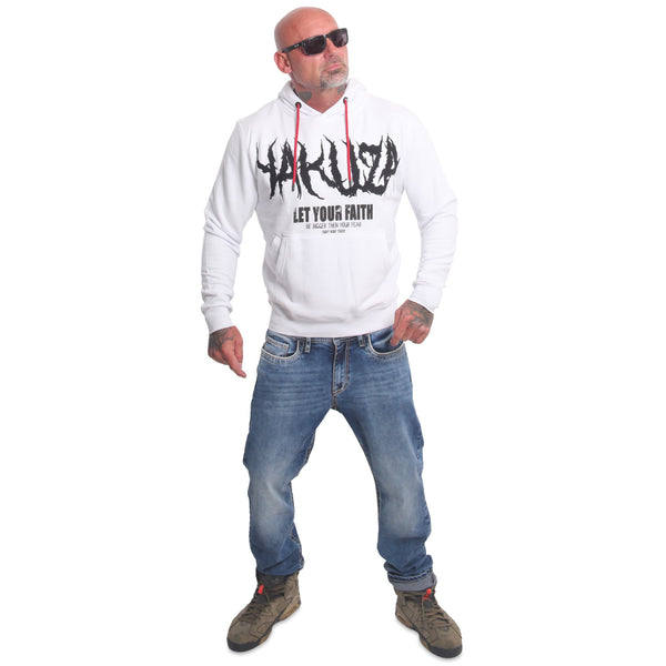 ❌ SALE ❌ YAKUZA Hoodie "Faith" | White