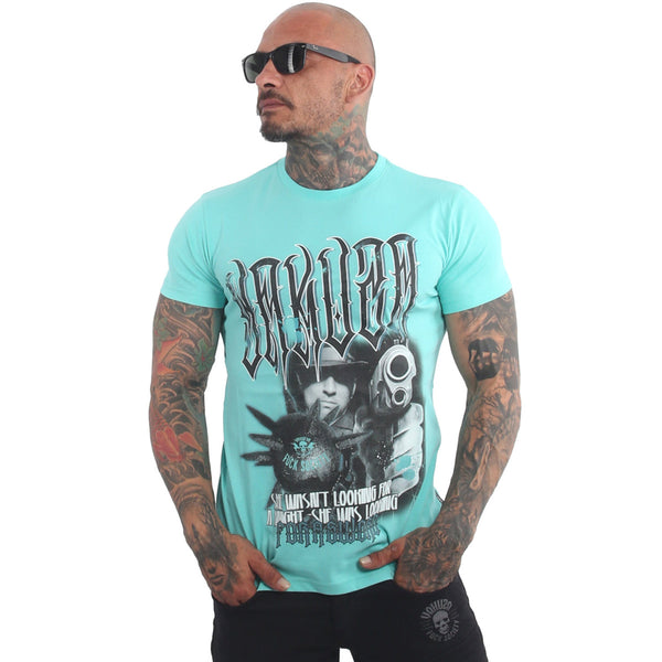 ❌ SALE ❌ YAKUZA T-Shirt "No Knight" | Türkis