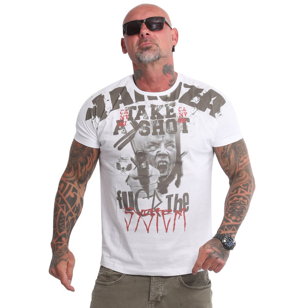 ❌ SALE ❌ YAKUZA T-Shirt "Shot" | White