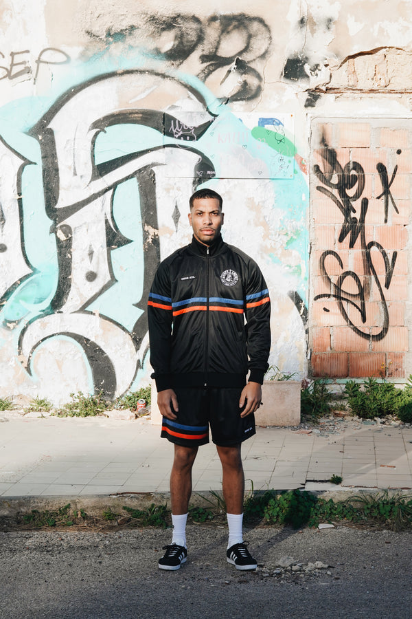 UNFAIR ATHLETICS DMWU Tracktop | Black Tricolore