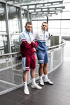 ❌ SALE ❌ UNFAIR ATHLETICS DMWU Tracktop | Burgundy / Sky Blue