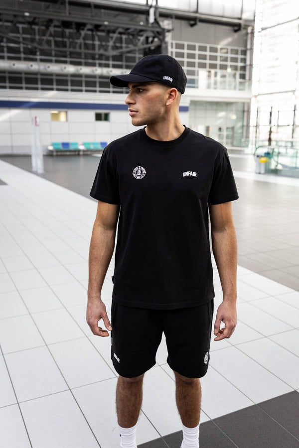 UNFAIR ATHLETICS Two Side Logo T-Shirt | Black