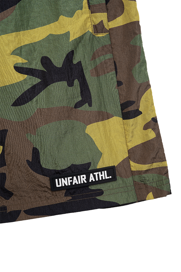 UNFAIR ATHLETICS DMWU Crushed Jungle Camo Shorts