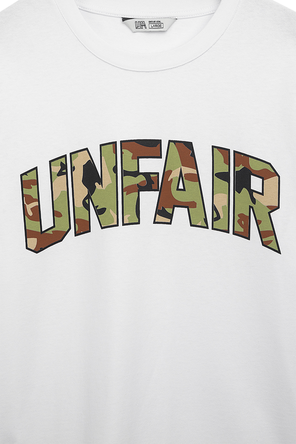 ❌ SALE ❌ UNFAIR ATHLETICS Woodland Camo T-Shirt | White