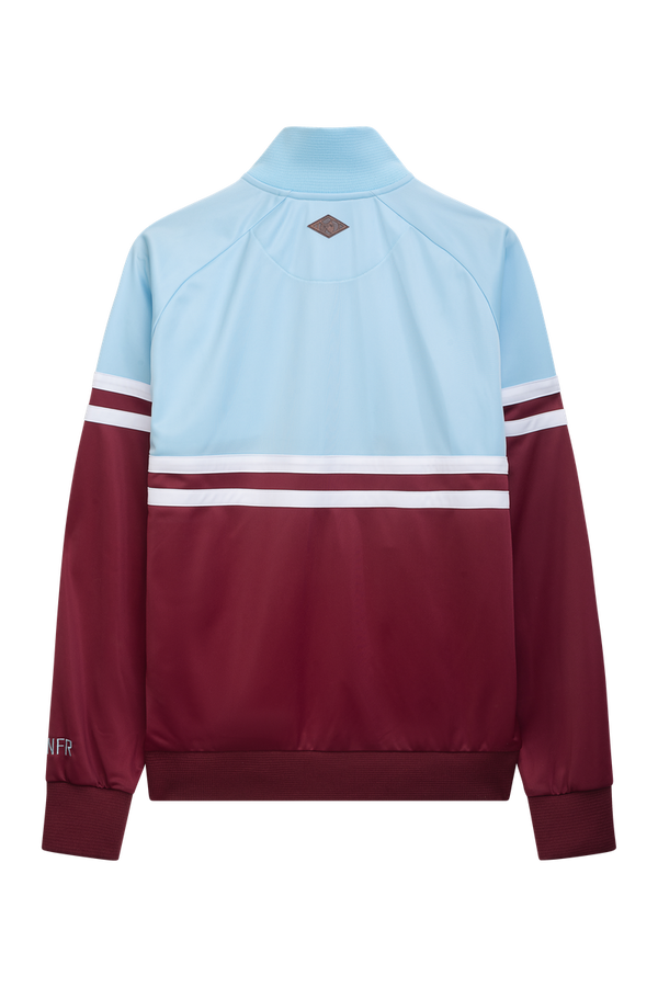 ❌ SALE ❌ UNFAIR ATHLETICS DMWU Tracktop | Burgundy / Sky Blue