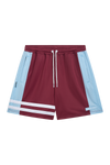 ❌ SALE ❌ UNFAIR ATHLETICS DMWU Athletic Shorts | Burgundy / Sky Blue