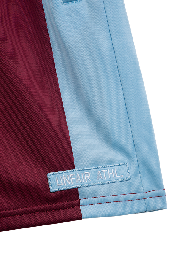 ❌ SALE ❌ UNFAIR ATHLETICS DMWU Athletic Shorts | Burgundy / Sky Blue