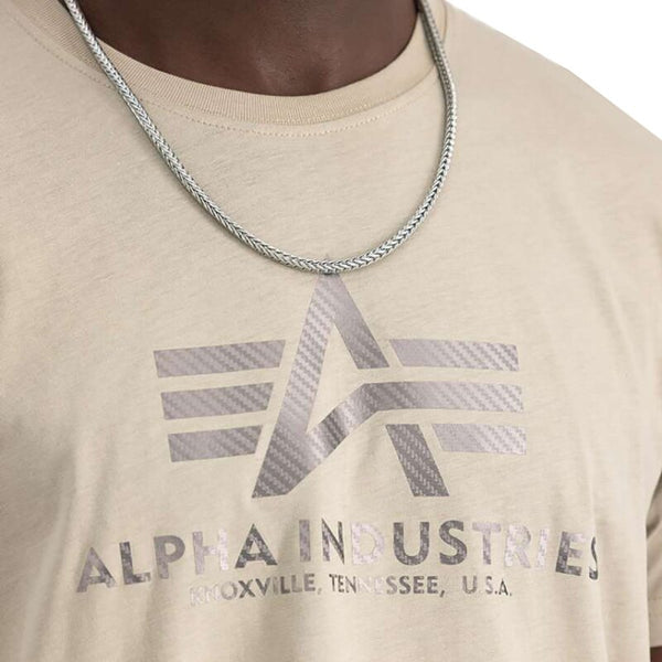 ALPHA INDUSTRIES Basic T Carbon | Vintage Sand