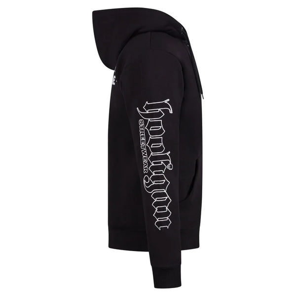 HOOLIGAN Zip Hoodie "We Don't Care" | Black