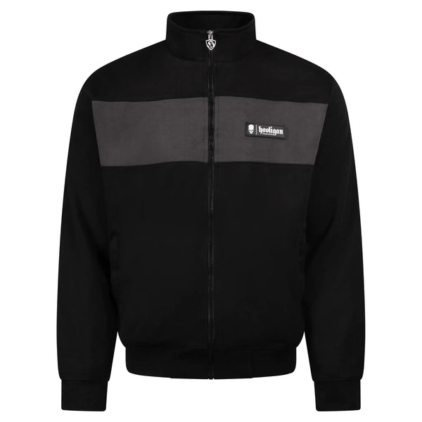 HOOLIGAN Trainingsjacke "We don´t Care" | Black