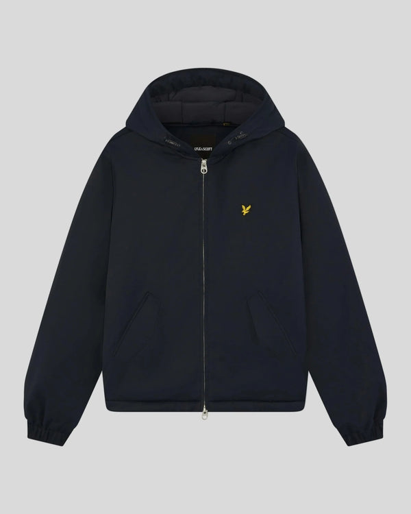 LYLE & SCOTT Padded Hooded Zip Through Jacket | Dark Navy