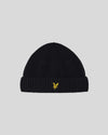LYLE & SCOTT Ribbed Beanie | Jet Black