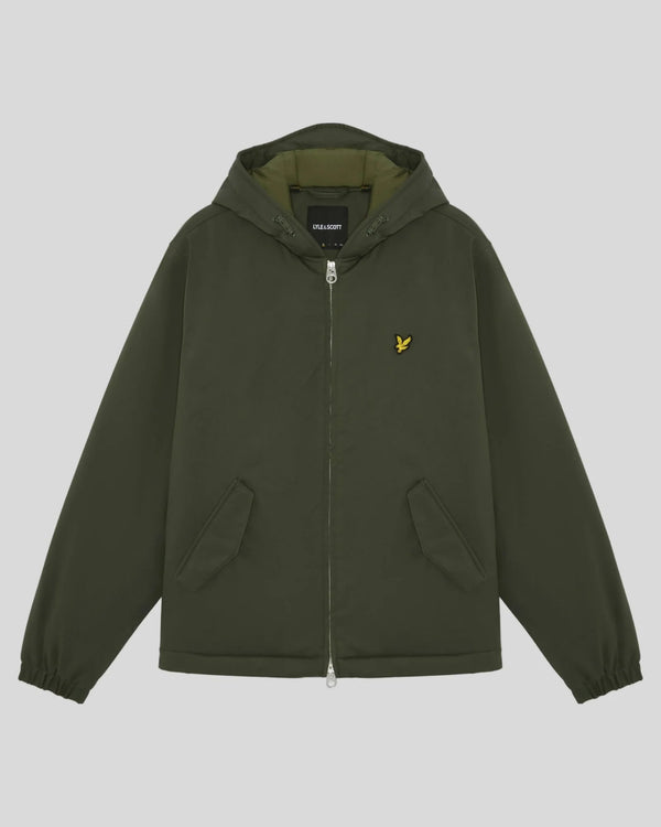 LYLE & SCOTT Padded Hooded Zip Through Jacket | Deep Depths