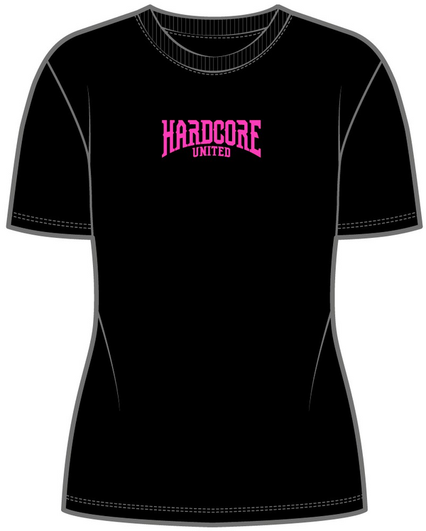 HARDCORE UNITED Ladies T-Shirt "Girly Skull" | Black