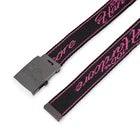 100% HARDCORE Damen Gürtel "Gabber" | Black/Pink