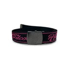 100% HARDCORE Damen Gürtel "Gabber" | Black/Pink