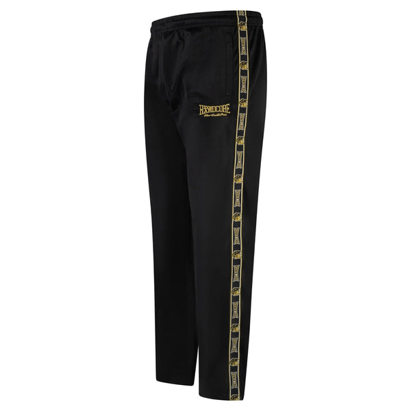 100% HARDCORE Herren Trainingshose "Essential" | Black/Gold