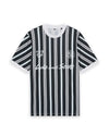 LYLE & SCOTT Prep Stripe Football Shirt | Dark Navy