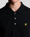 LYLE & SCOTT Herren Plain Poloshirt | Jet Black
