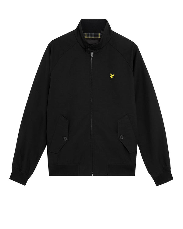 LYLE & SCOTT Harrington Jacke aus Baumwolle | Jet Black
