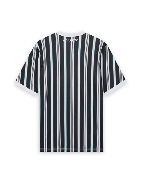LYLE & SCOTT Prep Stripe Football Shirt | Dark Navy