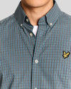 LYLE & SCOTT Fine Check Short Sleeve Shirt | Denim Jeans