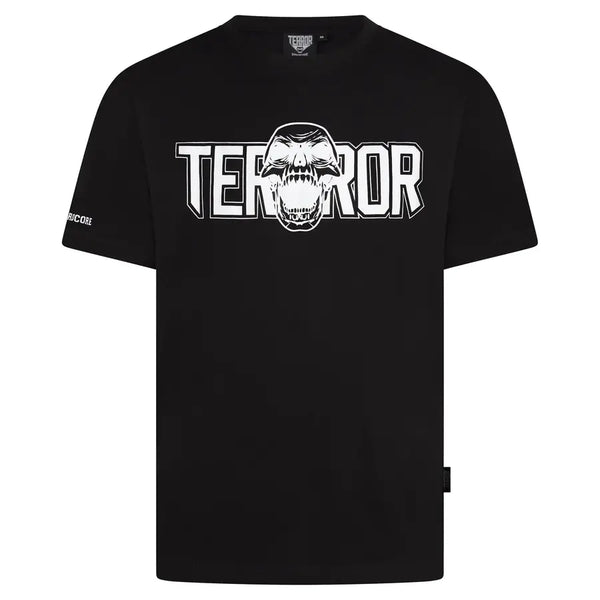 ❌ SALE ❌ 100% HARDCORE T-Shirt "Black Skull of Terror" | Black