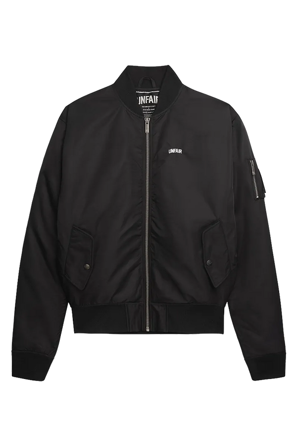 ❌ SALE ❌ UNFAIR ATHLETICS Curved Bomberjacket | Black
