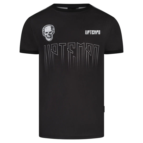 ❌ SALE ❌ UPTEMPO Soccer T-Shirt „Headphones“ | Schwarz